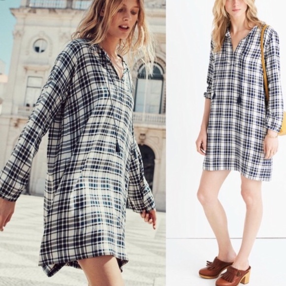 Madewell Dresses & Skirts - Donating Tomorrow! Madewell Plaid Artiste Dress